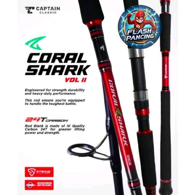 JORAN CAPTAIN CORAL SHARK VOL II 240/270/300/330CM - JORAN CARBON LAUT