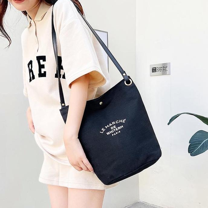 EZESJIT Tas Selempang Wanita Le March / tas selempang Tali Muat Banyak / totebag wanita / tas selemp