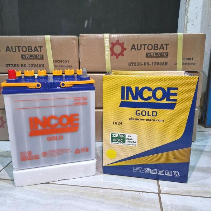 Aki/Accu mobil Incoe basah Ns40 Avanza, terios,Rush,Dll