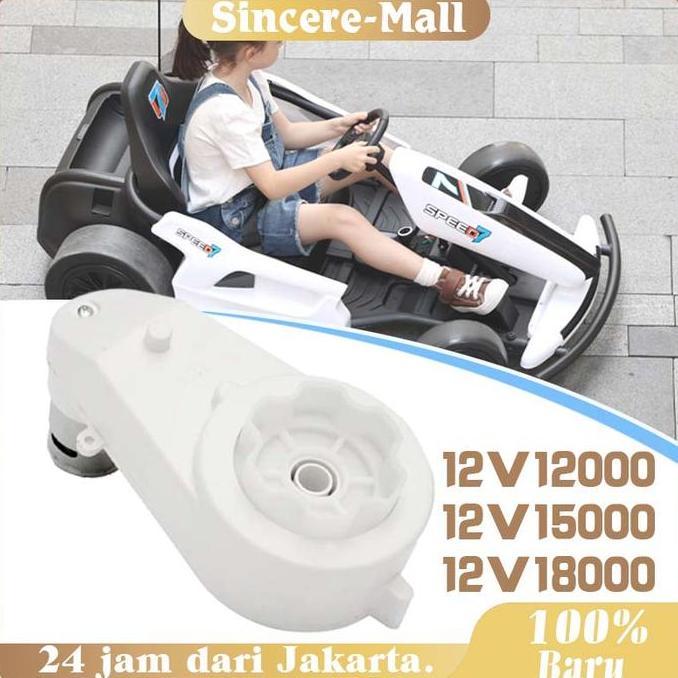 DZAPIRA Gearbox Mobil Aki 12 Volt 550 12000/15000/18000 RPM / Dinamo Mobil Aki Anak / Gearbox 12v Mo