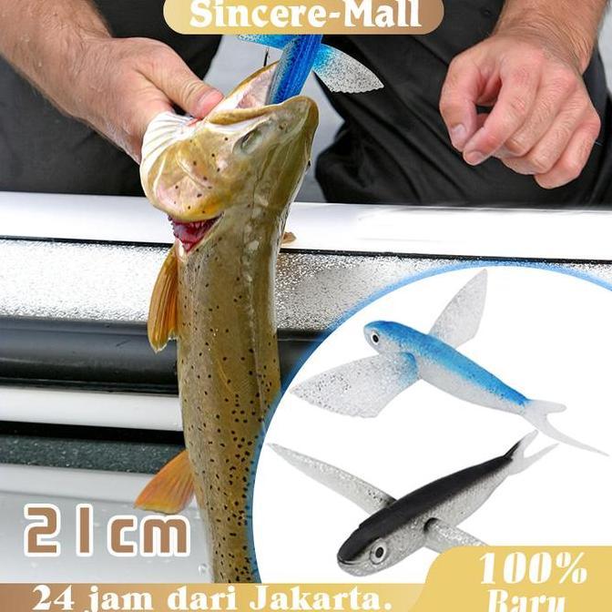 DZAPIRA 21 Cm Umpan Pancing Karet / Umpan Pancing Bionik / Fishing Tools