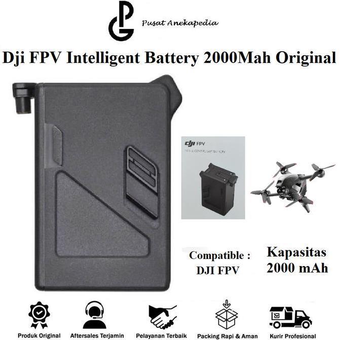TERBARU DJI FPV INTELLENT BATTERY 2 AH - DJI FPV BATERAI - BATRE DJI FPV ORINAL
