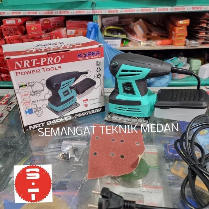 TERMURAH - NRT920HD MESIN AMPLAS SANDER SQUARE ORBITAL PERSEGI NRT-PRO NRT 920 HD