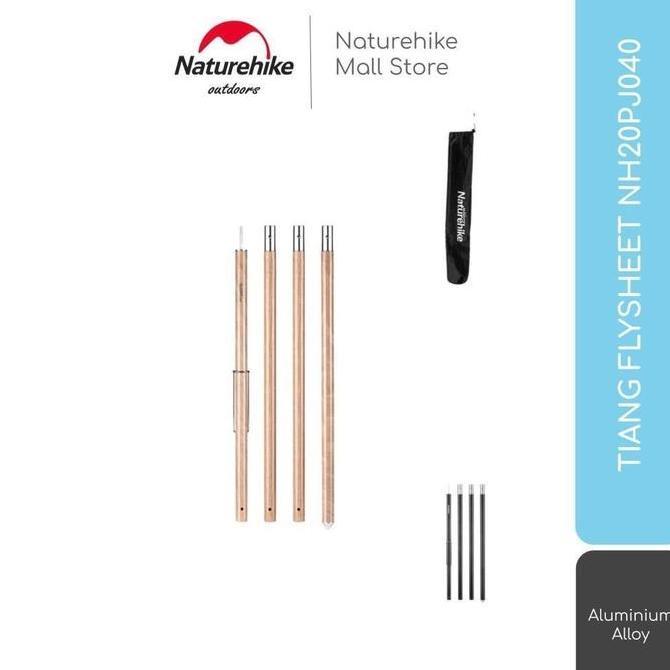 Tiang Flysheet Aluminium Naturehike Nh20Pj040 Tarp Pole Flysheet Tenda