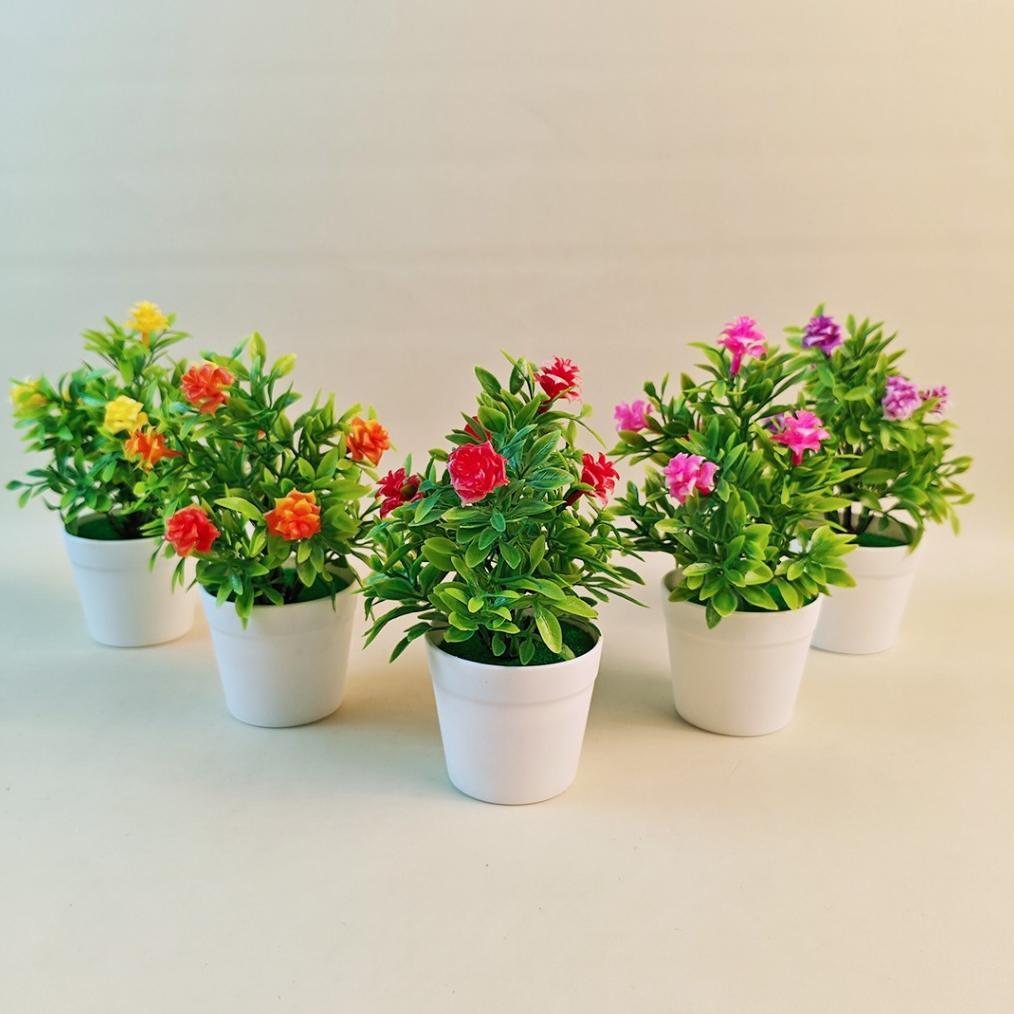 PREMIUM BUNGA HIAS PLASTIK MINI DEKORASI RUMAH BUNGA HIASAN MEJA KECIL ARTIFICIAL FLOWERS PALSU KECI