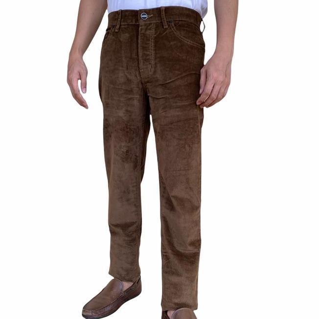Celana Pria Corduroy Celana Pria Corduroy Stretch Zg Boss Standar -
