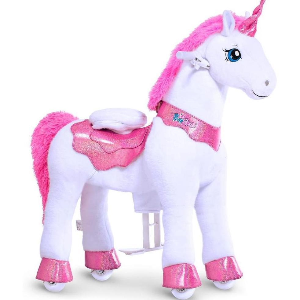 PonyCycle Ride on Unicorn Toys for Girls Pony Riding Pink Unicorn Rocking Horse FLASH SALE