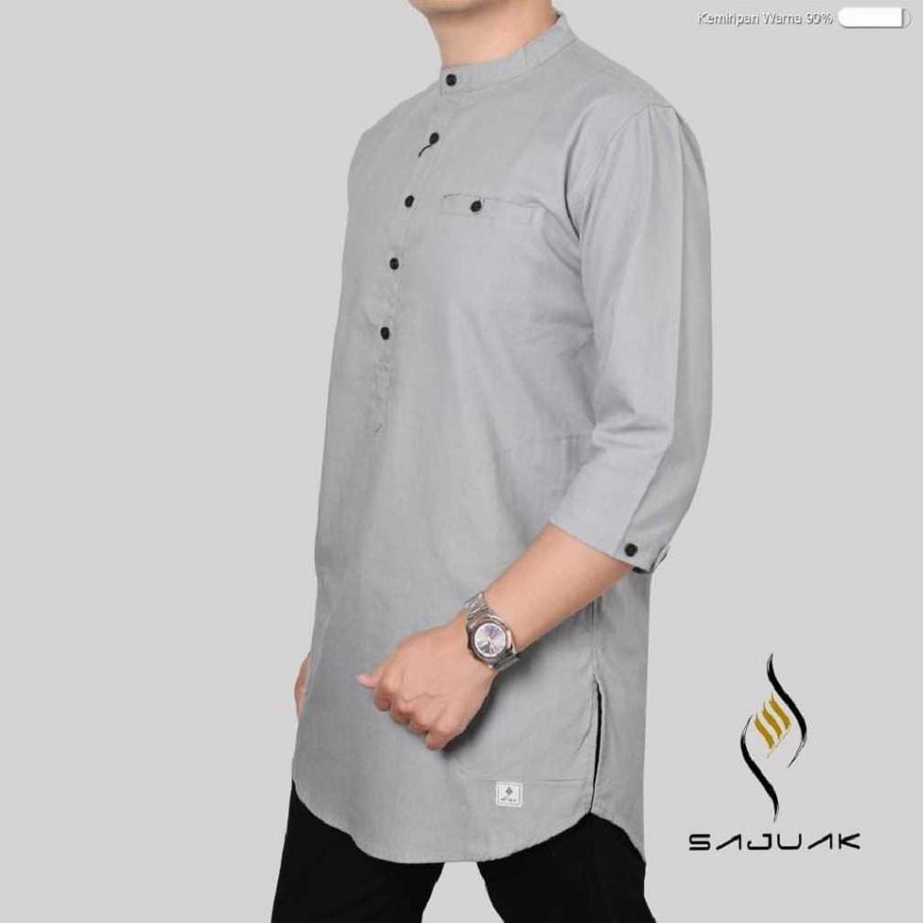 Original Sajuak Baju Koko Kurta (Kurta 3/4) || Kurta Pakistan || Baju Koko Pria || Baju Muslim Pria