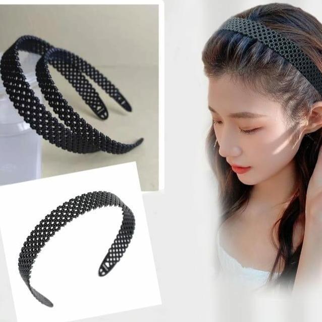 BANDO PRIA WANITA PREMIUM BANDO HITAM BANDANA