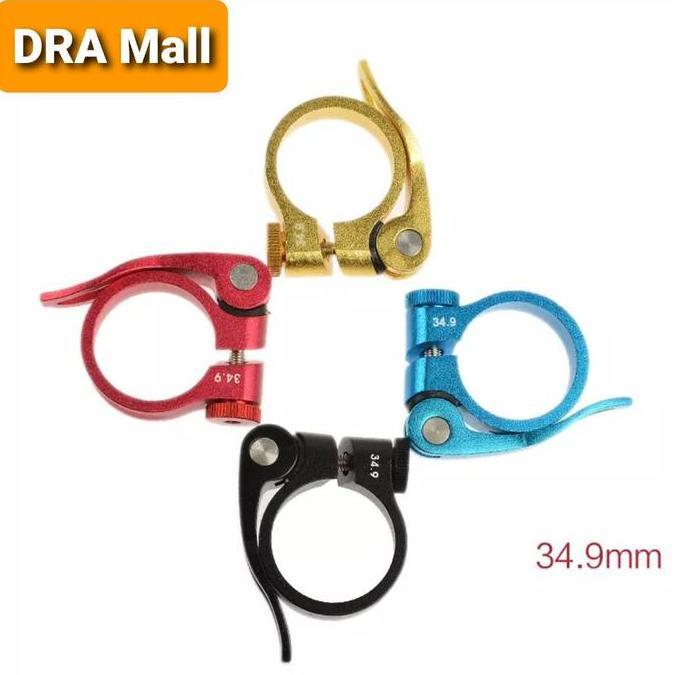 Clamp Seatpost Sepeda 31.8 mm dan 34.9 mm Rockbros