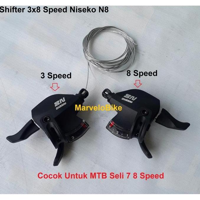 Shifter 3x8 Speed Niseko N8 United