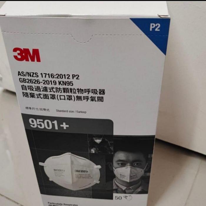 masker 3m 9501+ kn95 n95 earloop