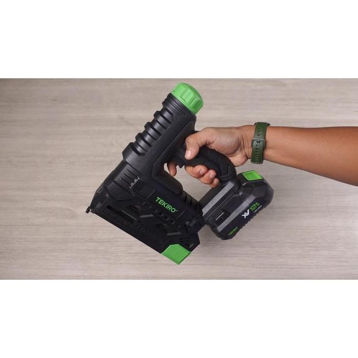 TEKIRO Stapler Tembak Elektrik 20V - Staples Nailer Gun Cordless