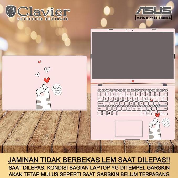 NEW Cover Garskin Laptop Asus A416 A416E A416EA A416EP Gambar Fullbody