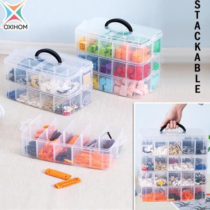 Oxihom Tool Box Kotak Obat Kotak Penyimpanan Box Plastik Box Mainan