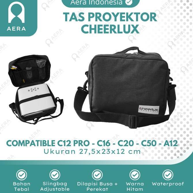 RACERPO Tas  Proyektor Cheerlux C50-C16-C12 Pro | Tas Slingbag Proyektor Cheerlux | Projector Bag