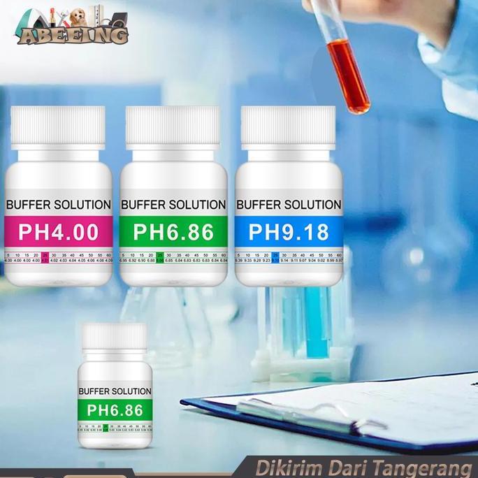 DALIGAD 50ML PH Buffer Solution PH Pena PH Meter Larutan Uji PH4/6.86/9.18