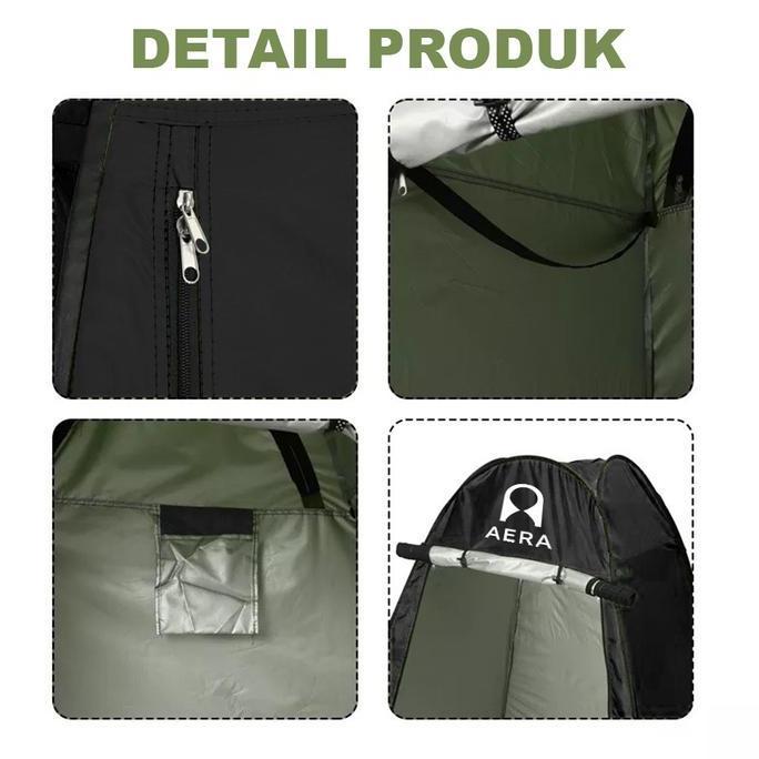RACERPO Tenda Toilet Mandi Portable | Tenda Toilet Camping Lipat