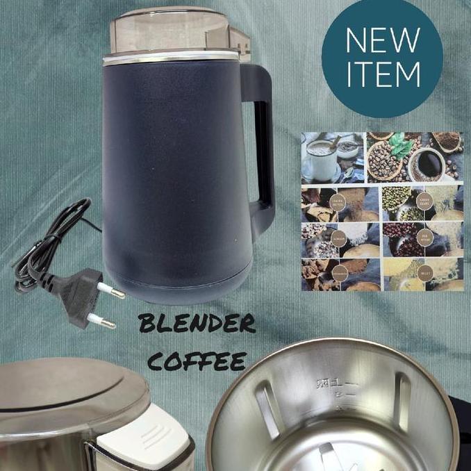 BEBAS ONGKIR - Grinder Coffee Multifungsi Blender Chopper Penggiling Kacang Keledai Kopi Bubuk