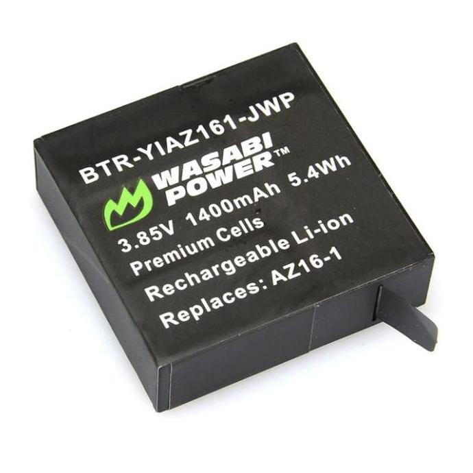 HARGA DISC - Wasabi Power Battery for Xiaomi YI 2 YI 4K YI 4K Mark II YI 4K+ 4Kii 4KM2 YI Lite 4K YI