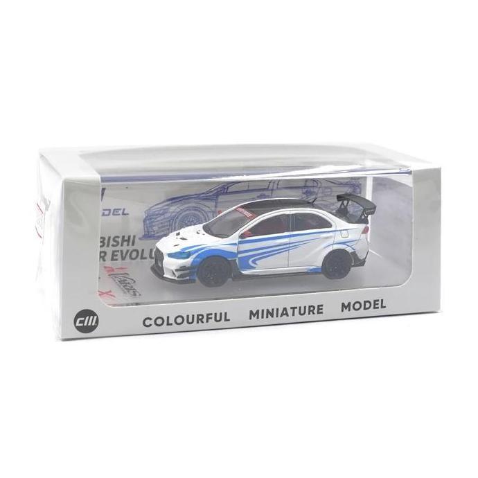 CM Model Misubishi Lancer EvoX Varis White CM64-EVOX-09