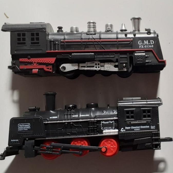 Paket Loko Roda Merah n Loko Sound Kereta Api Railking