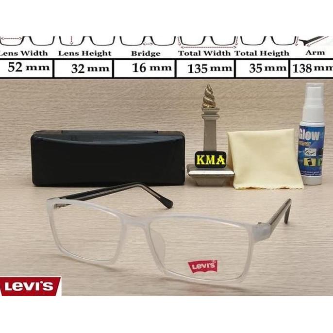 kacamata LEVIS frame kacamata levis kacamata minus frame kotak levis