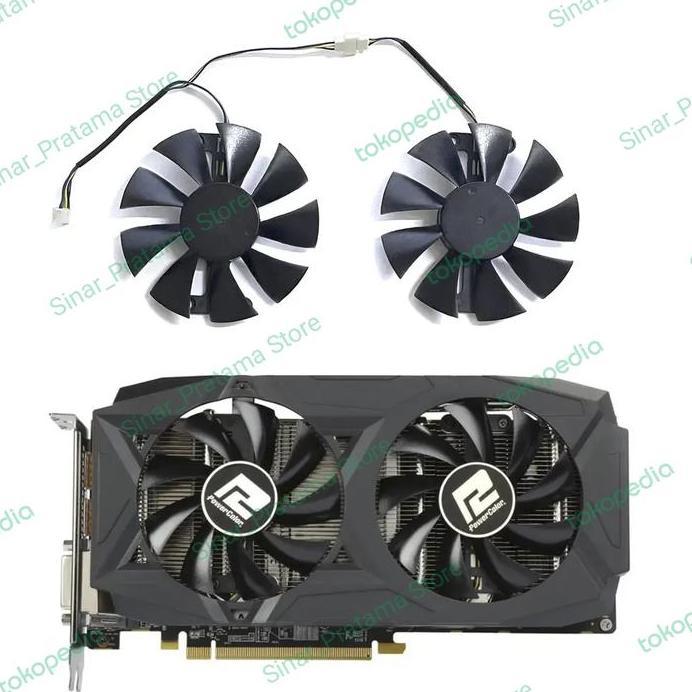 Fan Vga ORI Powercolor DATALAND 85mm 4pin rx 580 590