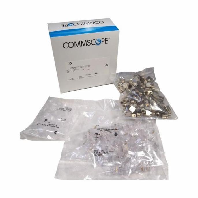 Commscope Connector RJ45 CAT 6 AMP isi 100 Konektor RJ 45 Cat6 ORI AMP