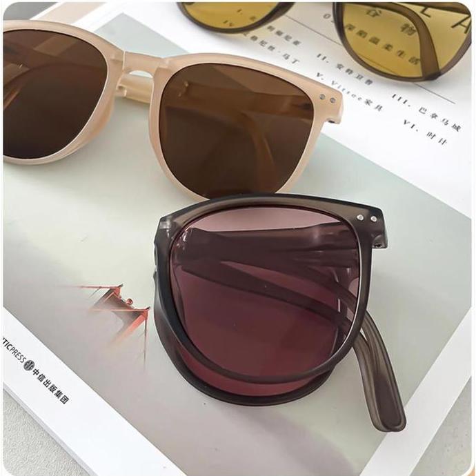 Promo Kacamata Lipat Sg1021 Hitam Cowo Cewe Premium Fashion Original