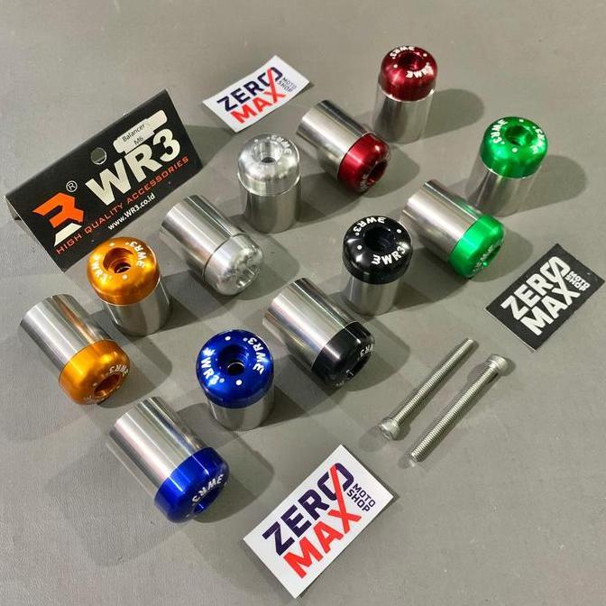 Bar End Balancer Jalu Bandul Stang WR3 M6 Baut 10