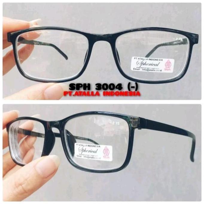 KACAMATA MINUS MODEL KOTAK KECIL SPH 3004 Eyewear Glasses
