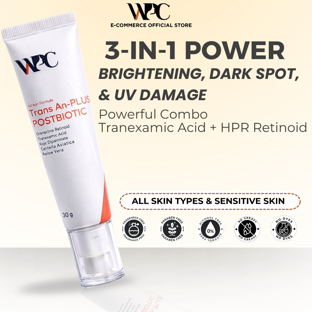 Wpc  Serum Trans An Plus + Posbiotic 30Gr || Wijaya Platinum Clinic Serum Mencerahkan Wajah, Menyama