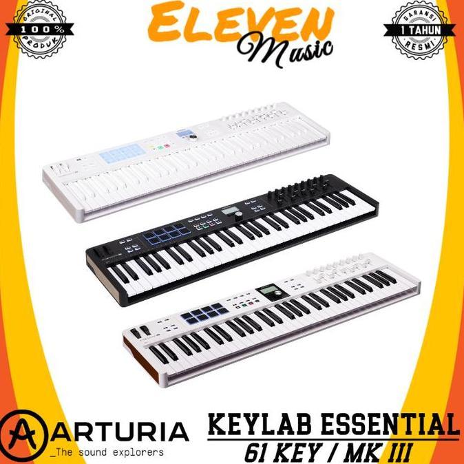 Arturia KeyLab Essential 61 MK III Keyboard Controller 61 Key MIDI Contoller