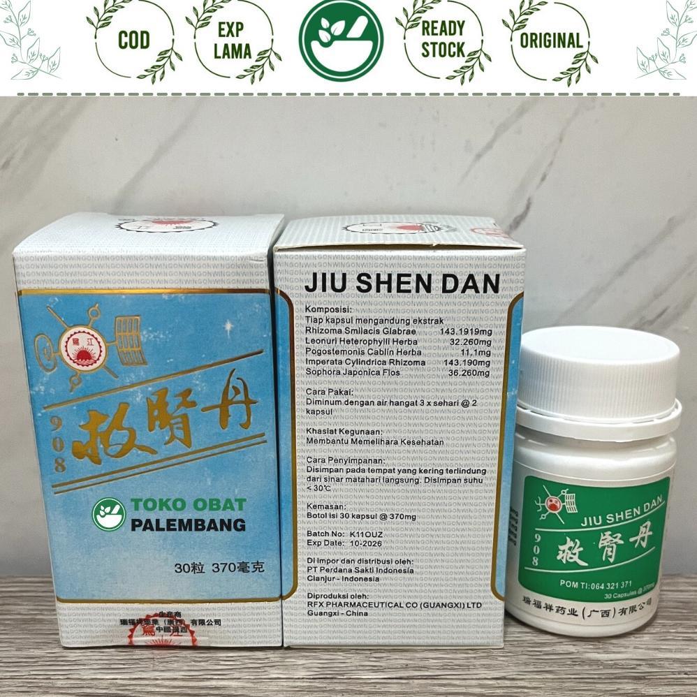 JIU SHEN DAN 30 KAPSUL GINJAL NEFRITIS CAP KREATIN JIUSHENDAN UREMIA NEPRHASENIA JIU SHEN TAN JIUSHE