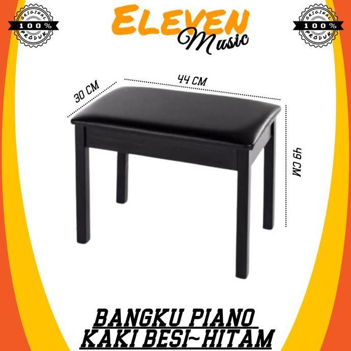Kursi Piano Bangku Piano Keyboard Bench Piano Kaki Besi
