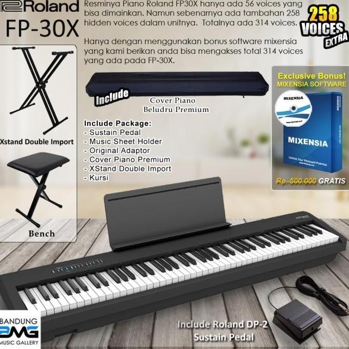 Roland FP 30X + Stand + Bench Digital Piano / FP30X / FP 30 X