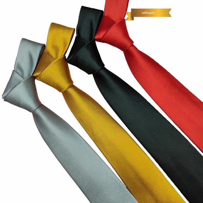 dasi hitam polos pria abu abu maroon silver dasi kantor dasi panjang