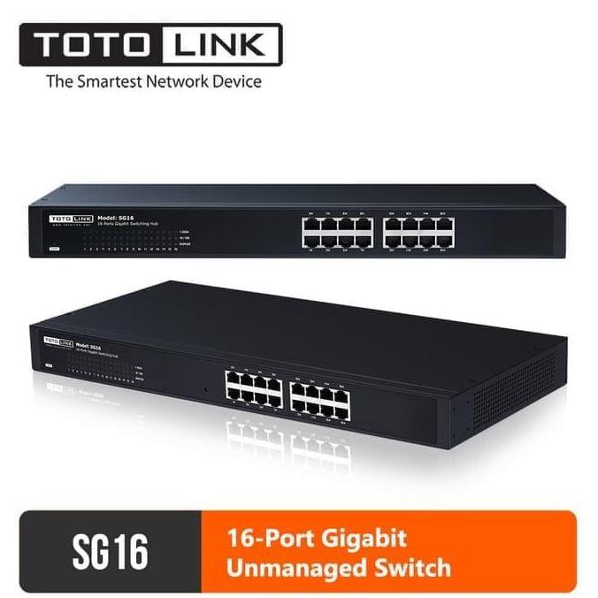 Ready  TOTOLINK SG16 SWITCH 16PORT GIGABIT