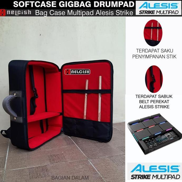 Softcase Gigbag Tas Drum Elektrik Alesis Strike Multipad Percussion by NELCISH
