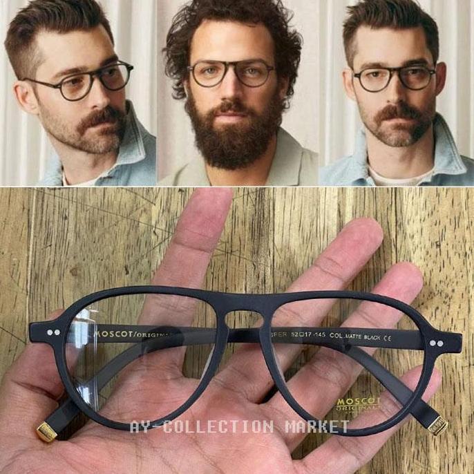 New  Frame Kacamata Pria Wanita Moscot Jasper