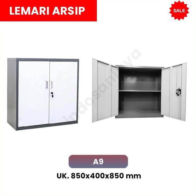 Lemari Arsip Besi Kantor Lemari Arsip Kabinet Pendek A9