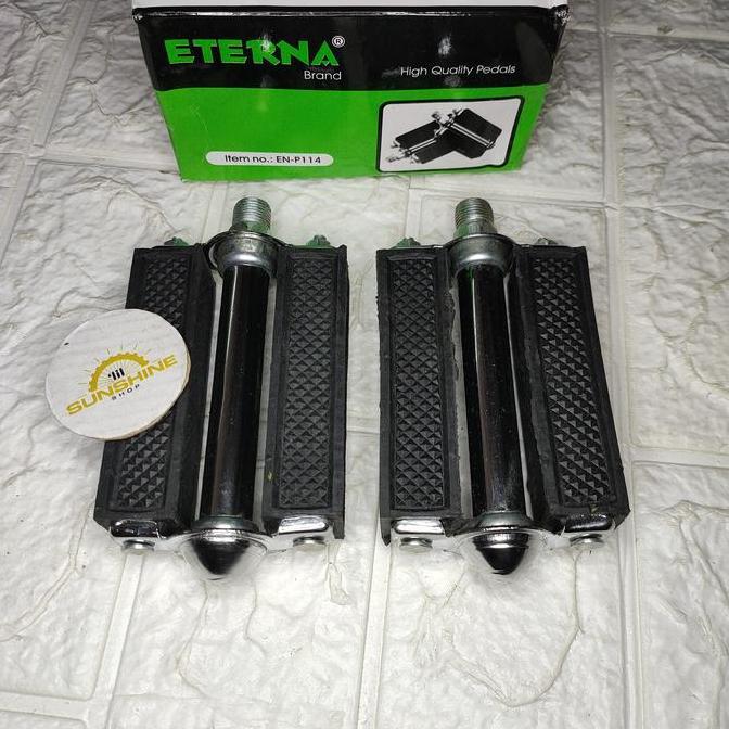 Pedal Karet ETERNA EN-P115 As Besar Untuk Sepeda Pancal Onthel Mini Phoenix Ontel Jengki Jadul