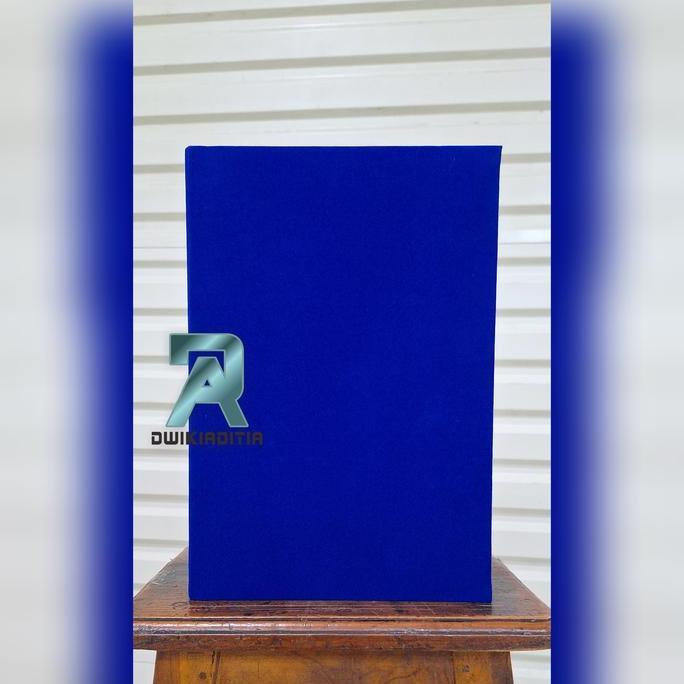 Map Polos/Map Ijazah Bahan Beludru Warna Biru Benhur