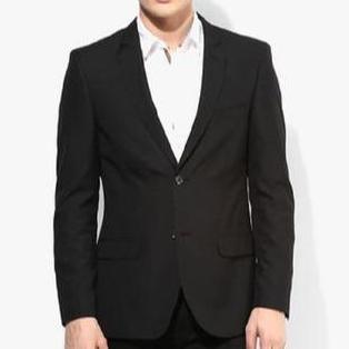 Forzie Jas Formal Blazer Pria Hitam Jas Wisuda Jas Santri Blazer Kuliah Jas Pesta Jas Cowok Jas Kore