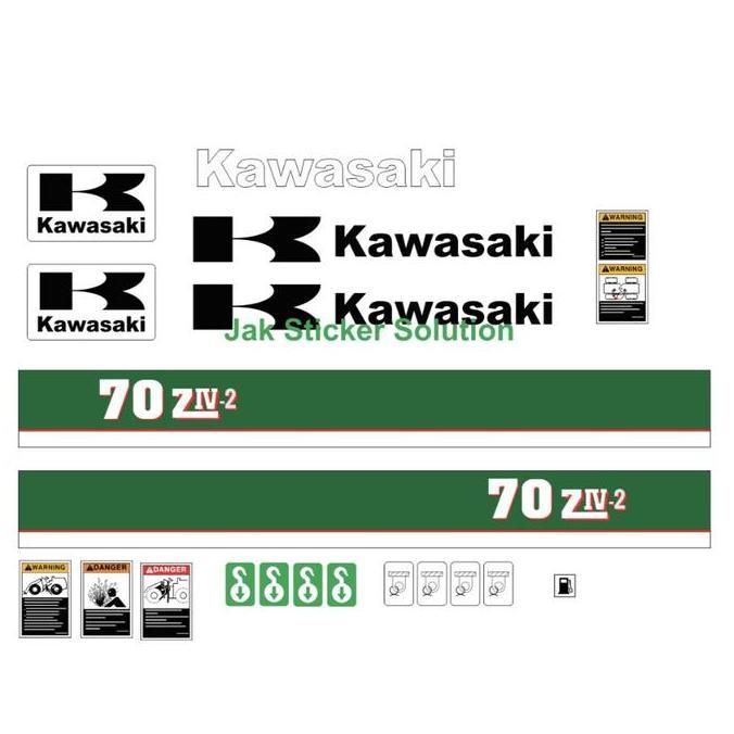 Stiker Kawasaki 70ZIV-2 Sticker Wheel Loader