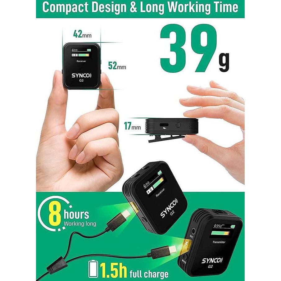 READY Synco G2(A1/A2) Wireless Lavalier Microphone - Synco G2 A1/A2