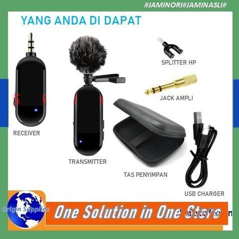 READY Microphone Mic Clip On Wireless VLOG ASMR Kamera DSLR Smartphone