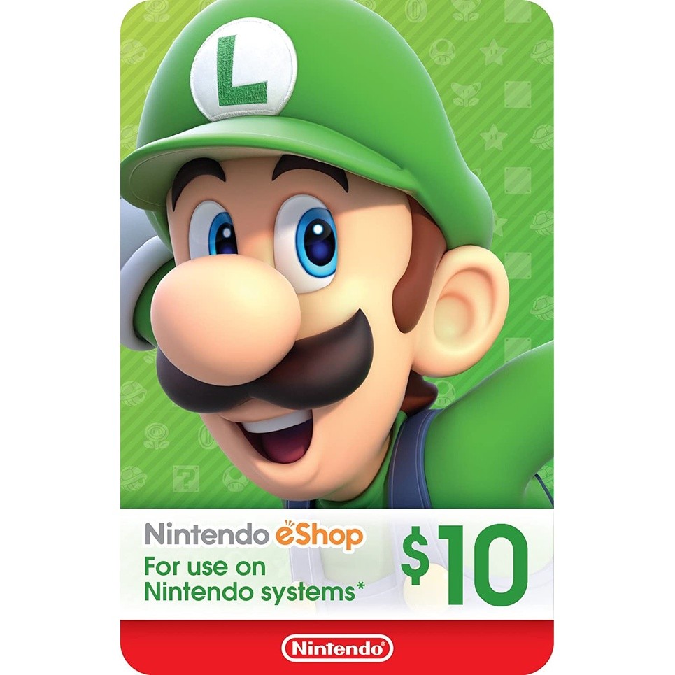 Nintendo Eshop Card Wallet | USA USD $10 $20 $35 $50 - Auto Proses Instan Cepat Switch Online Gift M