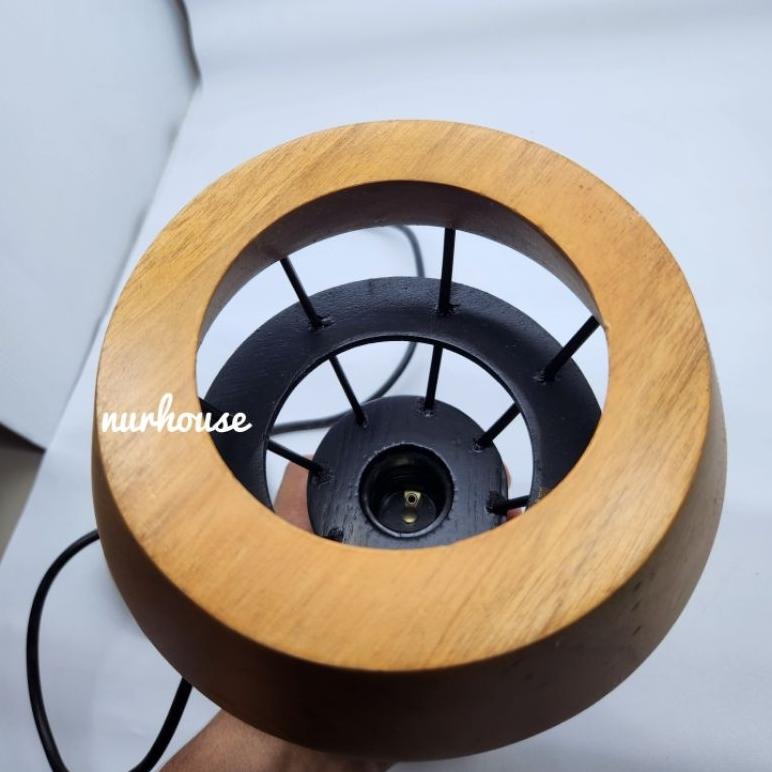 Viral  Lampu Gantung  Kayu Hias Vintage Lampu Mini Bar Lampu Gantung Dapur Cafe  Wood